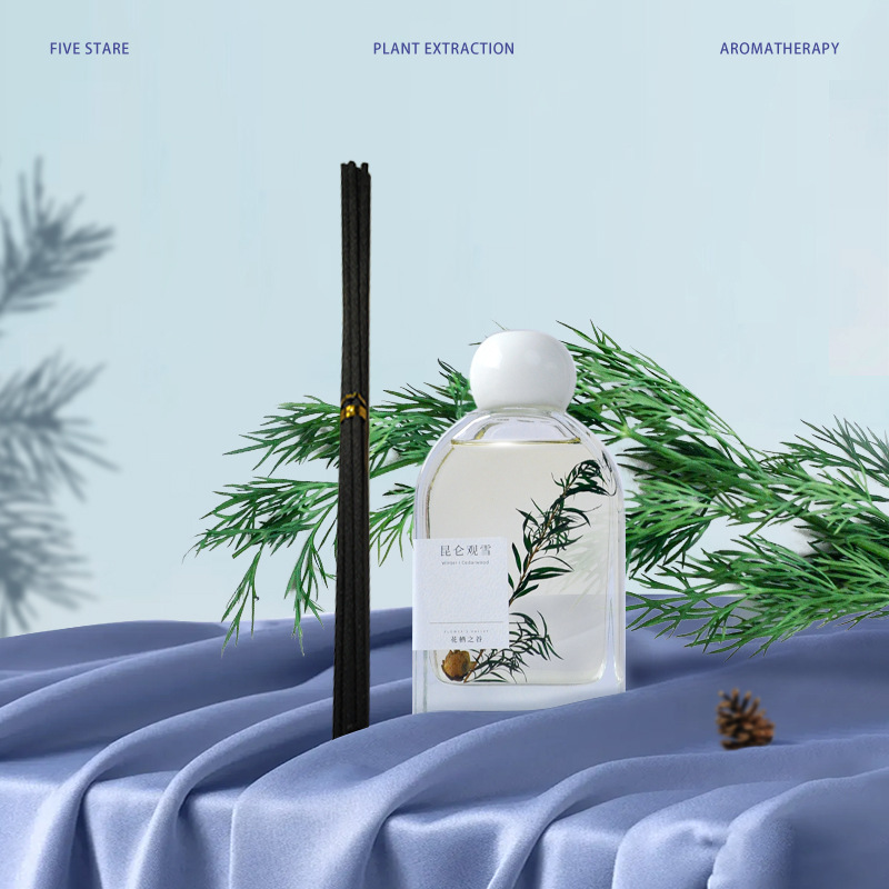 Kunlun Snow flameless diffuser | 180ml dried flower home fragrance | premium gifting set
