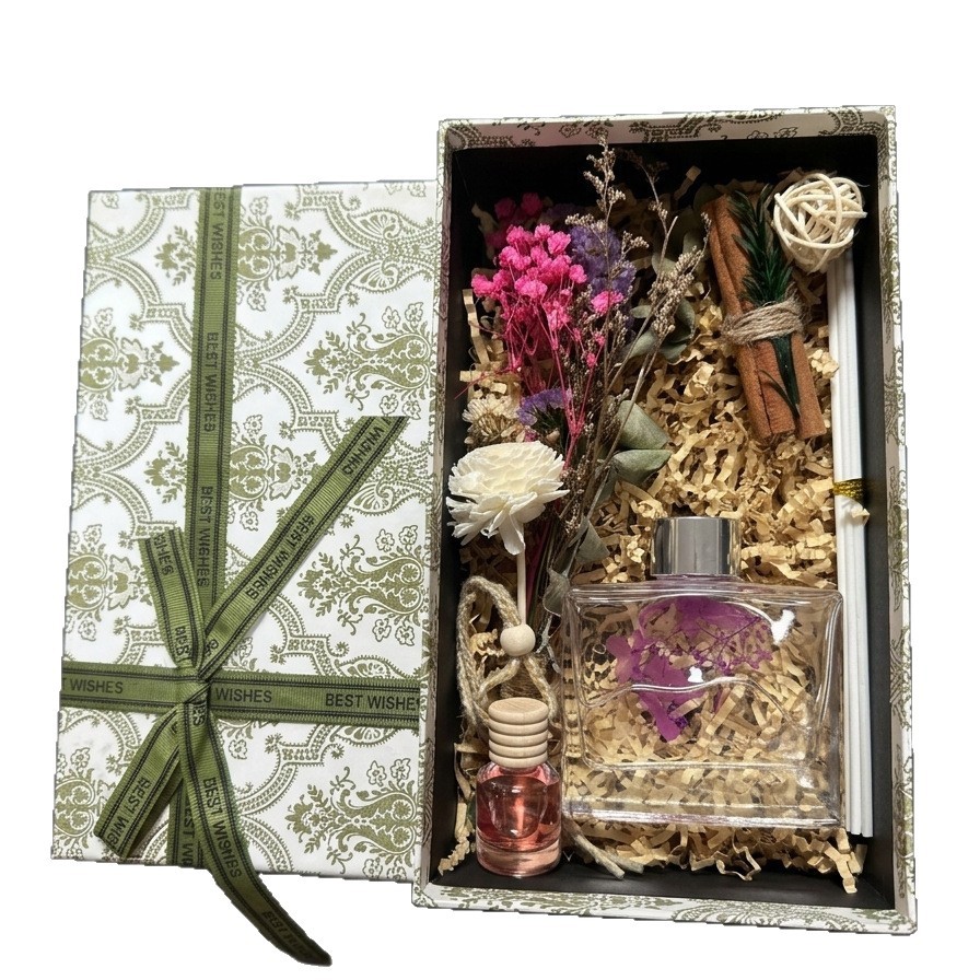 Eternal Flower Flameless Diffuser | Jewelry Box Style | Teacher’s Day Gift | Cross-Border Perfume Set