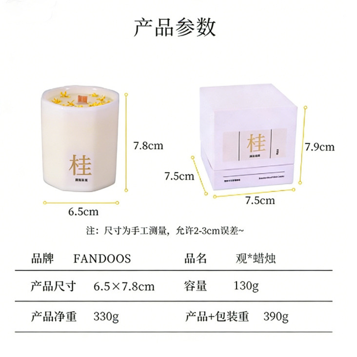 Ceramic soy wax candle | long-lasting home fragrance | elegant decorative gift set
