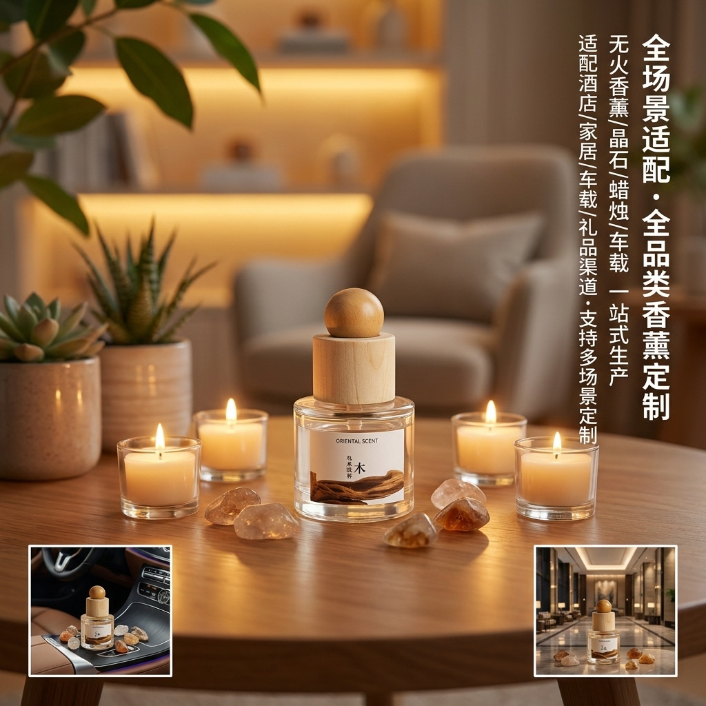Car Air Freshener | 50ml Long-Lasting Scent | Natural Plant Essential Oil | Sleek Design