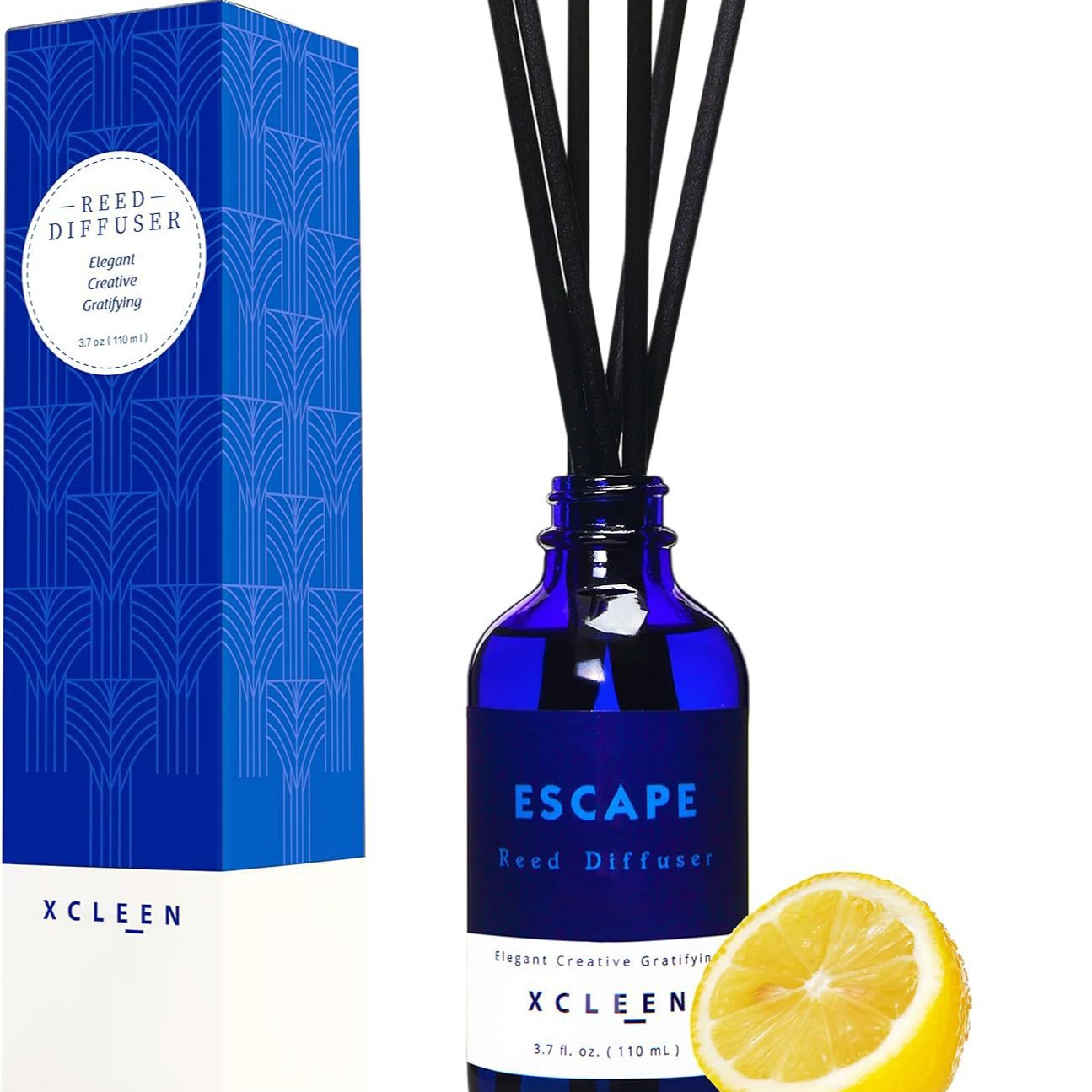 Klein Blue Bottle Flameless Reed Diffuser | Minimalist Scented Ornament | Long-Lasting Aroma | Cross-Border Bestseller