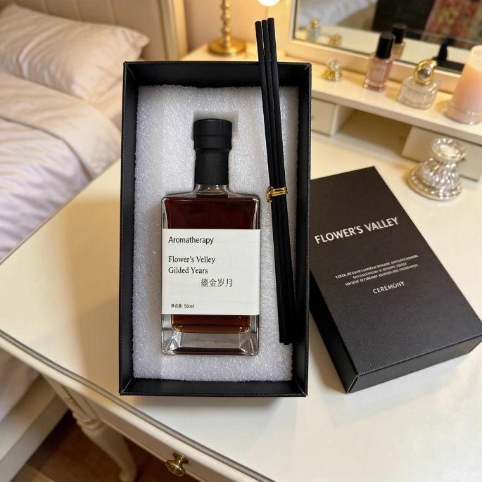 500ml Red Wine Scented Art Gift Box | Long-Lasting Bedroom Fragrance Ornament | Factory Direct Aroma