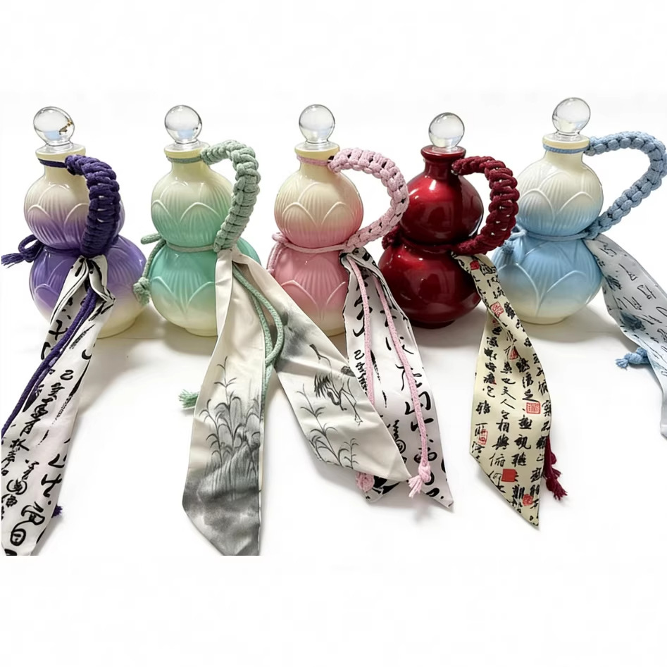 500ml Flameless Reed Diffuser Gift Set | Elegant Gourd Bottle | Factory Direct | Artistic Decor