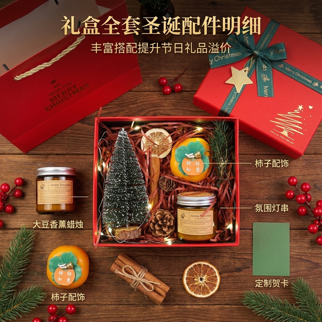 Holiday fragrance gift box | Christmas New Year scented set | decorative ornament