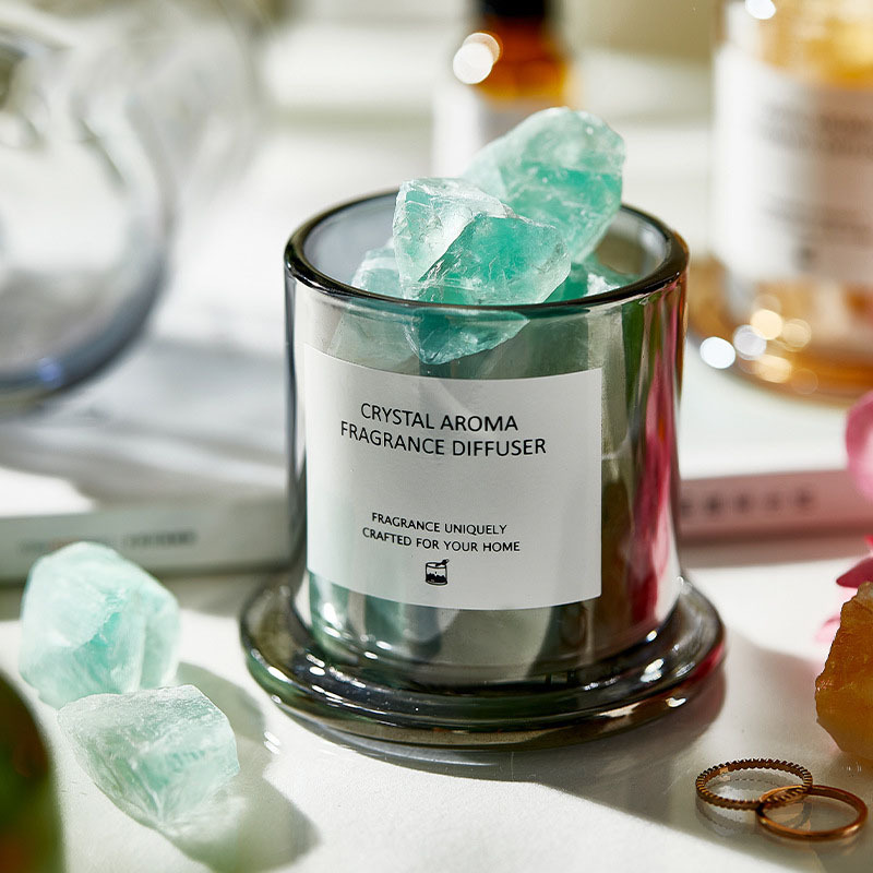 Crystal Aroma Diffuser Set | Decorative Scented Ornament Gift Box | Home Bedroom Fragrance | Birthday Gift