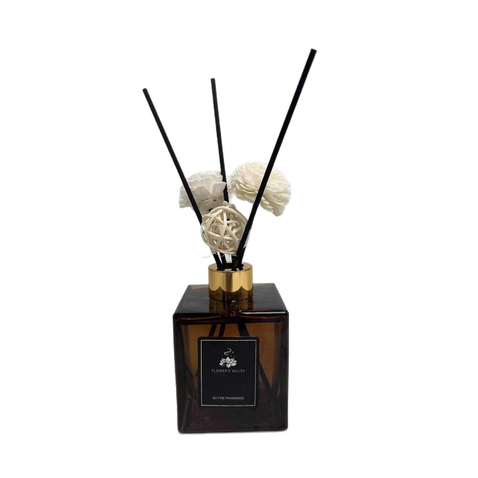 Flameless Essential Oil Diffuser | Bathroom Odor Eliminator | Dried Flower Air Freshener | Long-Lasting Bedroom Fragrance