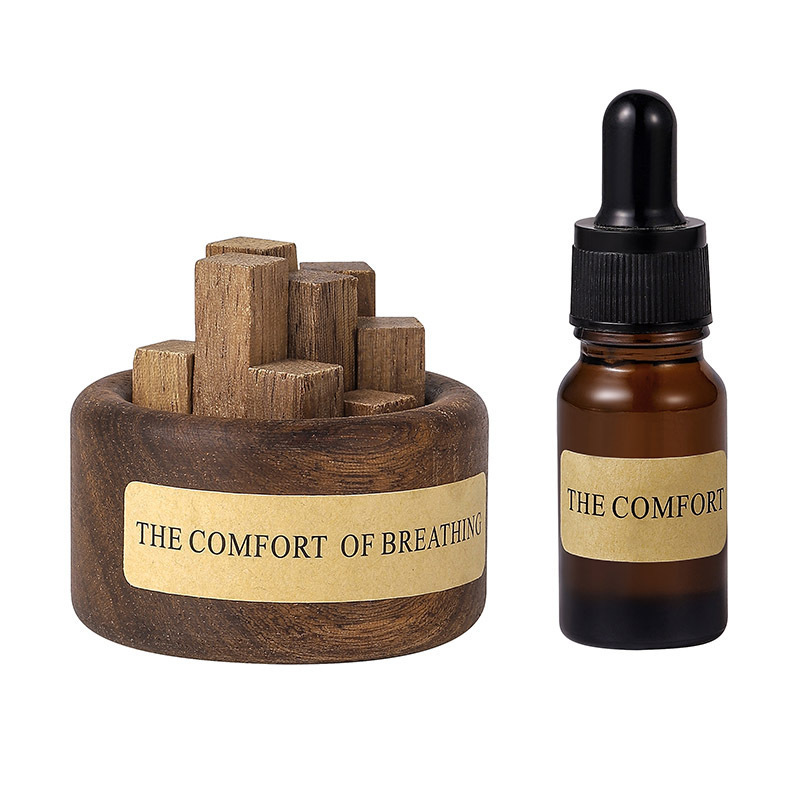 Black walnut aroma diffuser | essential oil set | decorative car & home fragrance ornament