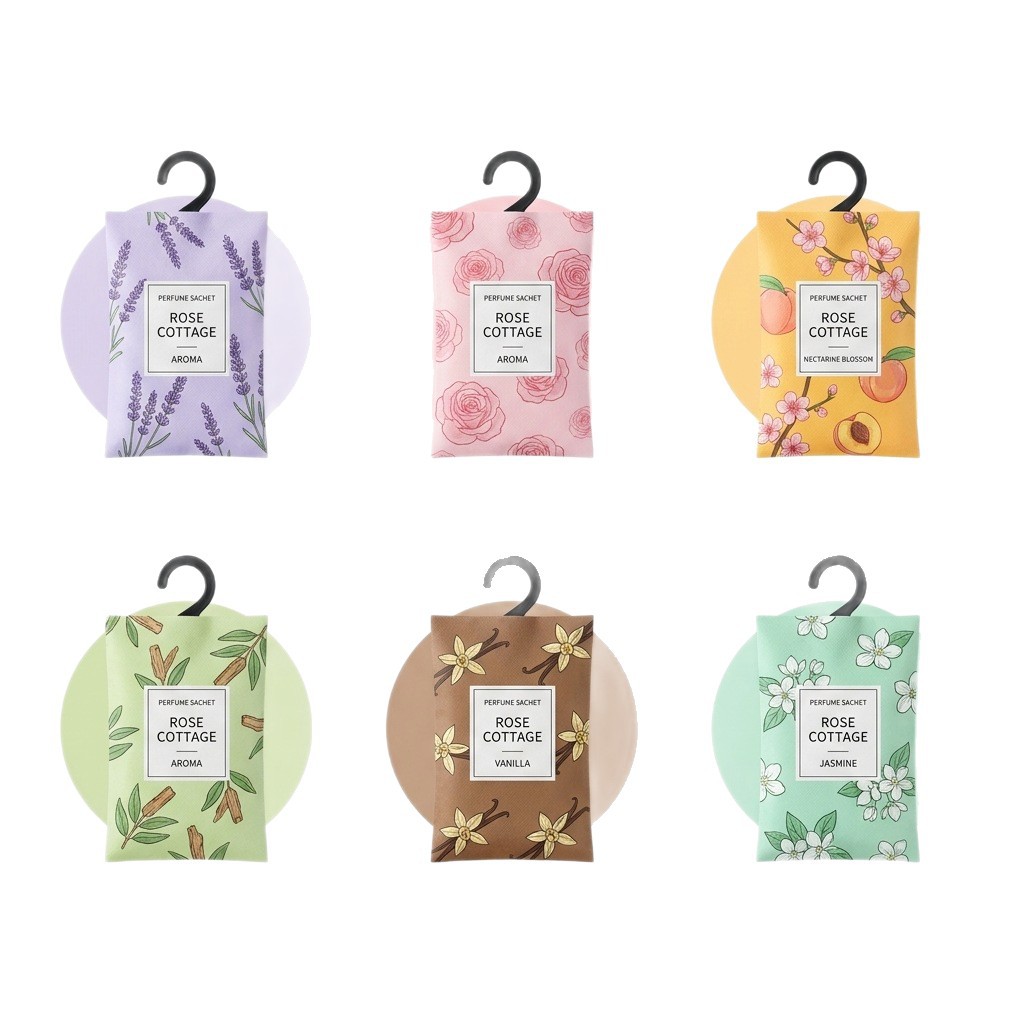 Car & Wardrobe Scent Sachet | Moisture-Absorbing | Southeast Asia Export | Long-Lasting Fragrance