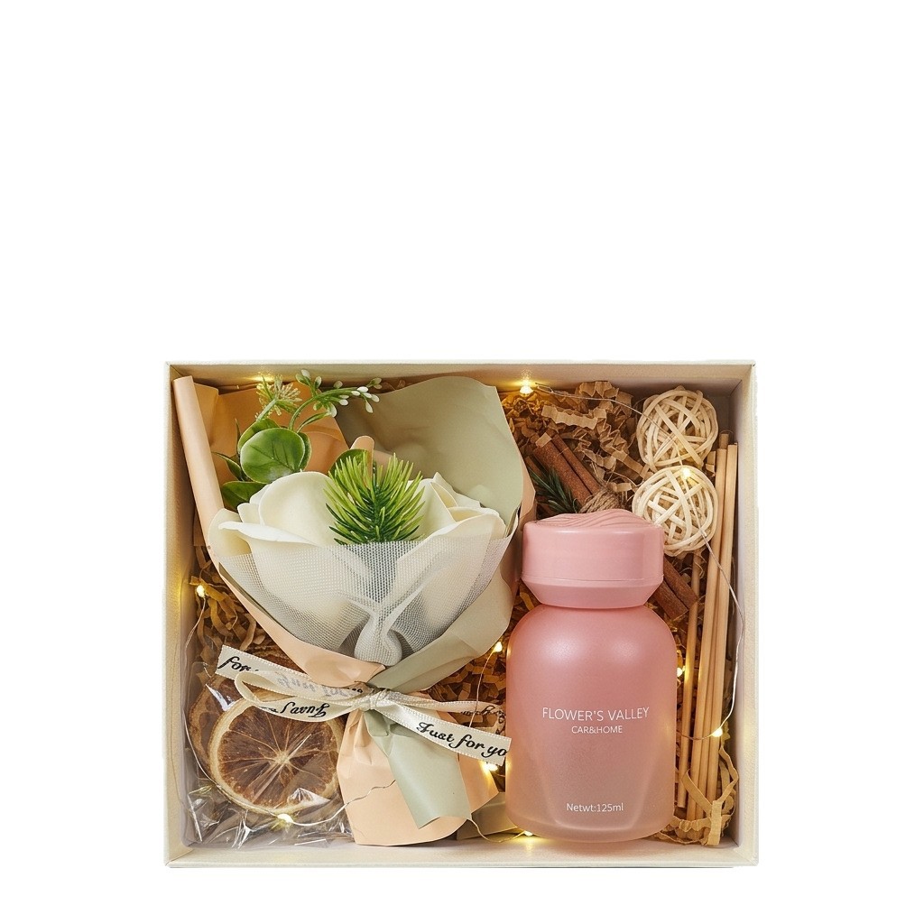 Teacher’s Day Gift Box | Long-Lasting Car & Home Fragrance | Artistic Floral Decor | Scented Display Piece