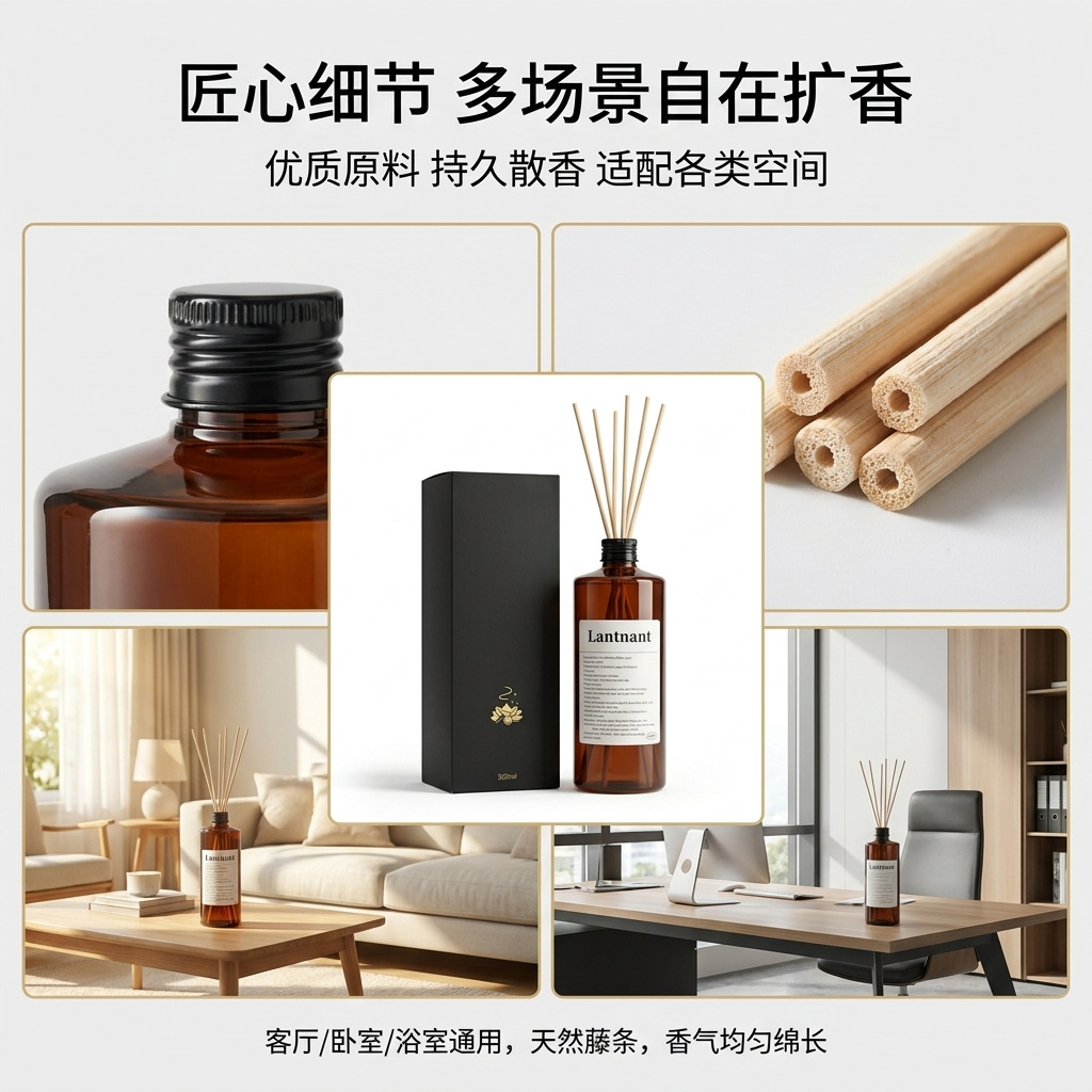 Fragrance Refill | 500ml Hotel-Grade | Gardenia Scent | Flameless Diffuser Oil
