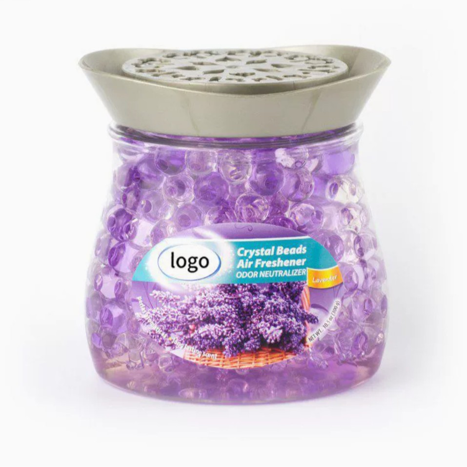 Crystal Bead Air Freshener | Bathroom & Bedroom Deodorizer | Long-Lasting Floral Scent | Cross-Border