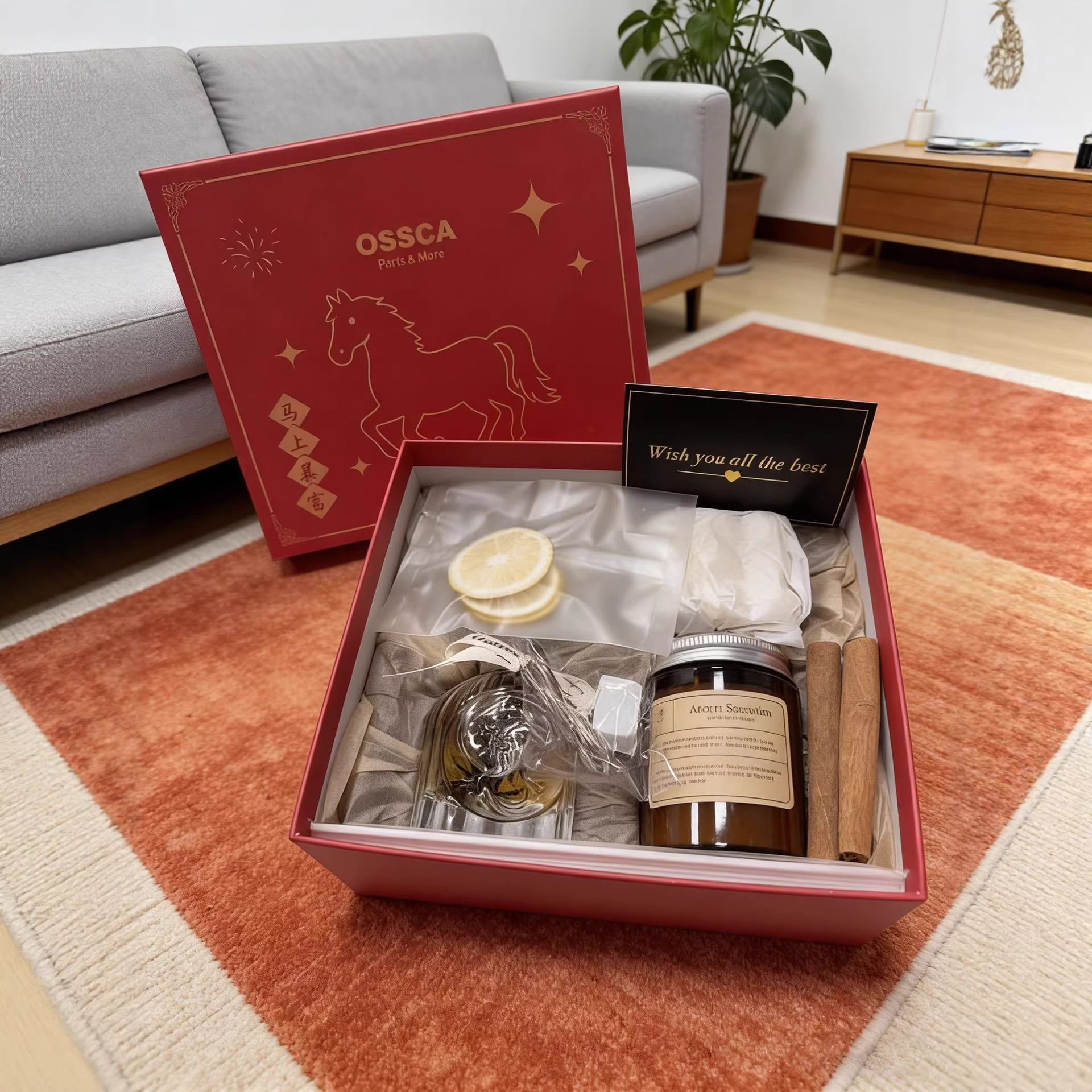 Horse-Year Limited Edition Fragrance Gift Box | Artistic Scented Ornament | Factory Direct Long-Lasting Aroma
