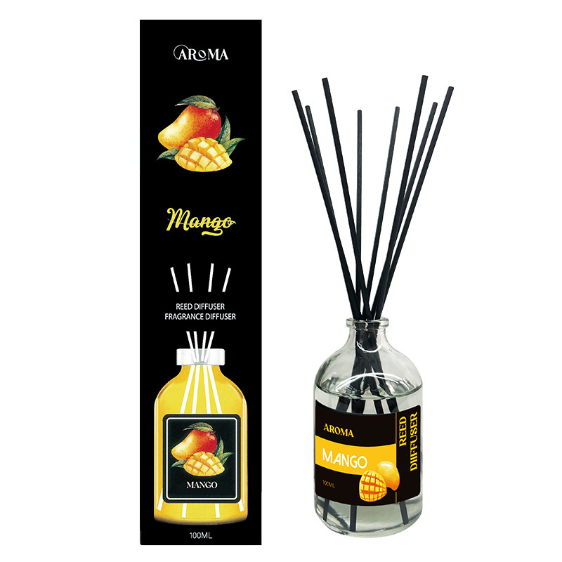 100ml Fruit Scented Reed Diffuser Glass Bottle Gift Box