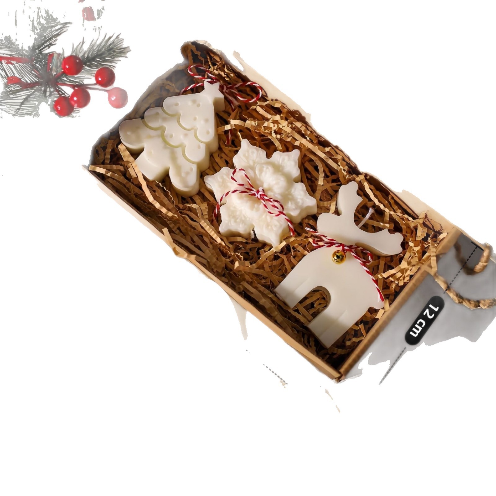 Nordic-Style Christmas Tree Candle | Handmade Holiday Decor & Scented Centerpiece