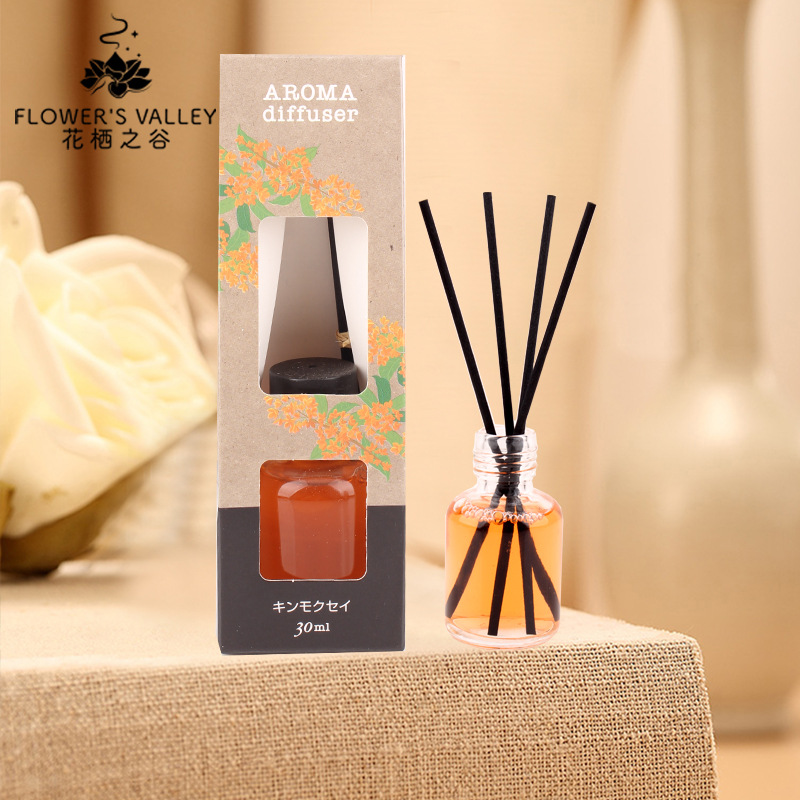 Factory-Direct Flameless Reed Diffuser Set | Indoor & Bathroom Odor Eliminator | Gardenia Scent