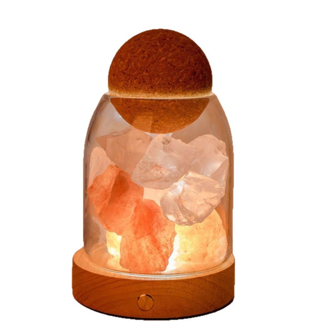 Aroma Stone Night Light | Planet-Shaped Diffuser | Gift Box with Pear & Freesia Scents