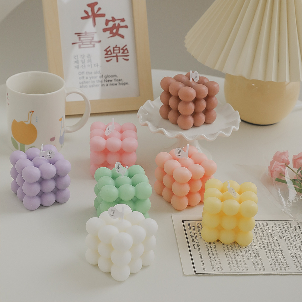 Instagrammable Scented Candle | Room Air Freshener | Cubic Design | Bedroom Fragrance