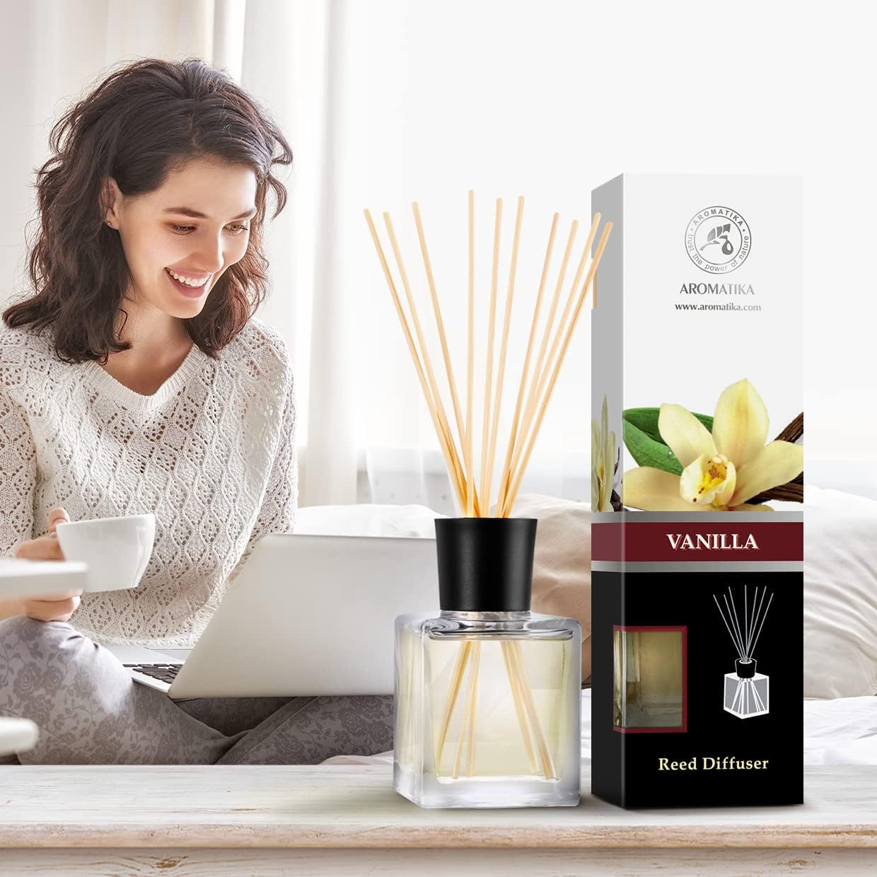 200ml Minimalist Reed Diffuser | Customizable Design | Factory Direct | Long-Lasting Home Fragrance Decor