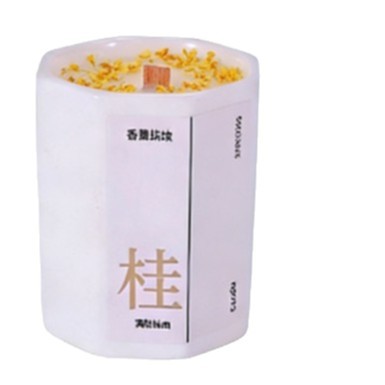 Ceramic soy wax candle | long-lasting home fragrance | elegant decorative gift set