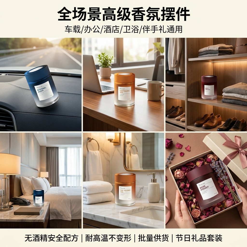 Car-Mounted Solid Perfume | 2026 New Design | Long-Lasting Air Purifier | Auto Fragrance | Odor Eliminator