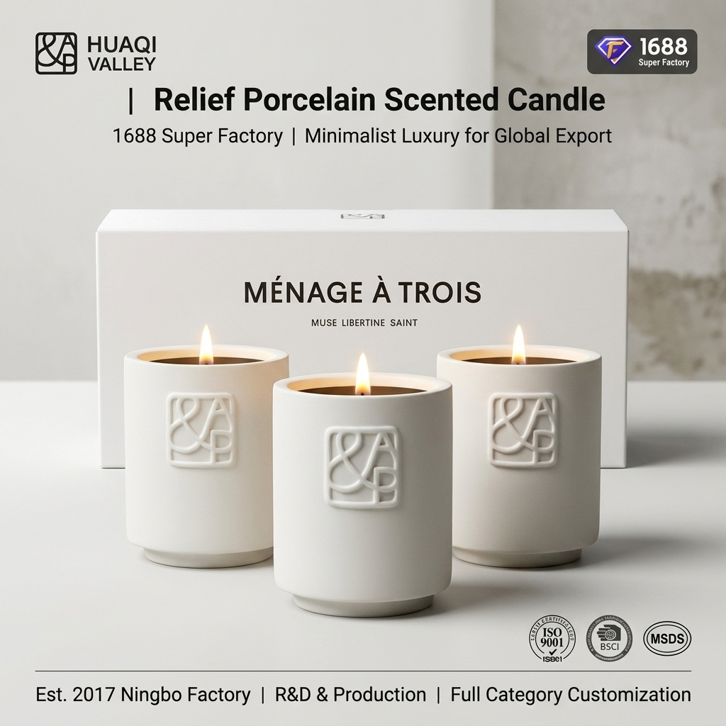 Minimalist Ceramic Scented Candle | Natural Soy Wax | Home Decor | Clean Fragrance