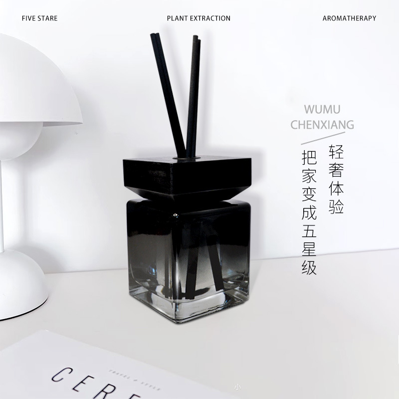 500ml Reed Diffuser with Wooden Lid | Oud & Sandalwood Scent for Office & Luxury Spaces