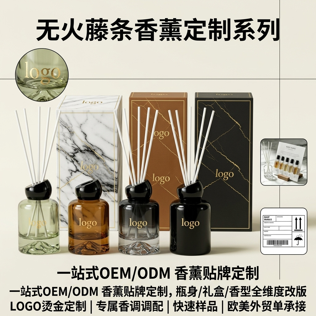 120ml Mountain-Base Flameless Diffuser | OEM/ODM Supported | Custom Scent & Packaging | Export Ready