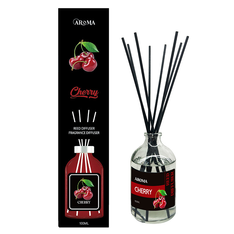 100ml Fruit Scented Reed Diffuser Glass Bottle Gift Box