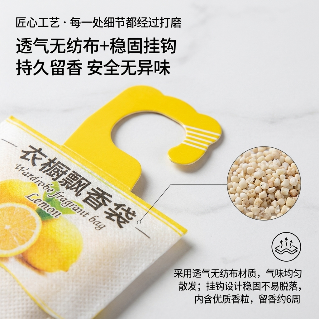Sachet Set | Odor-Eliminating Aroma Pouches | Customizable for Wardrobes & Cars | Factory Direct