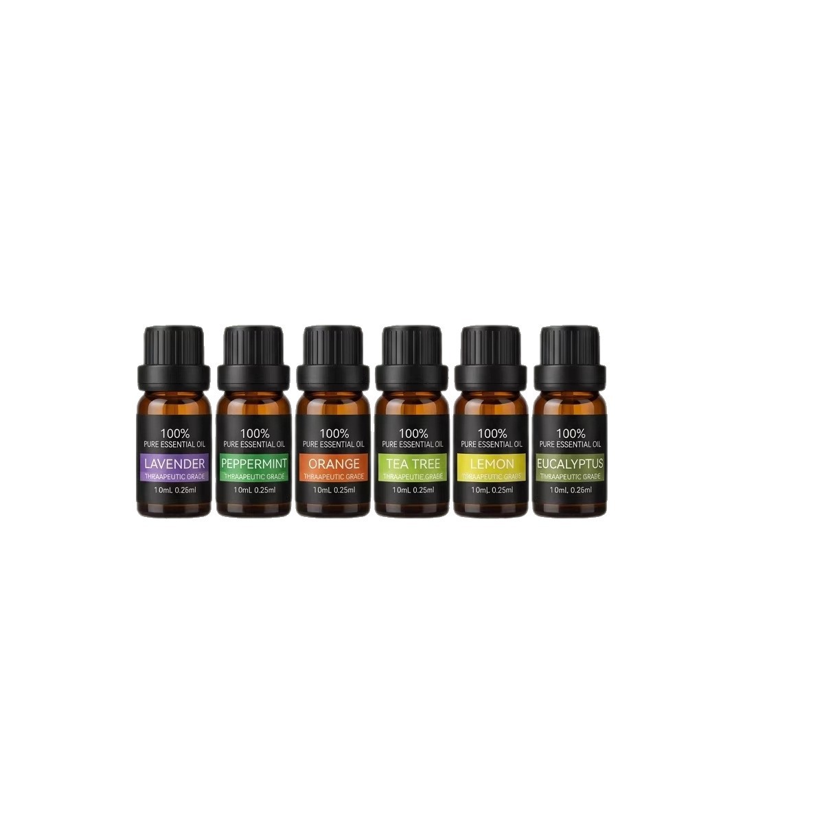 Cross-Border Essential Oil Gift Set | 10ml Lavender & Rose Oils | Natural Home Diffuser Kit | Aroma Gift Box