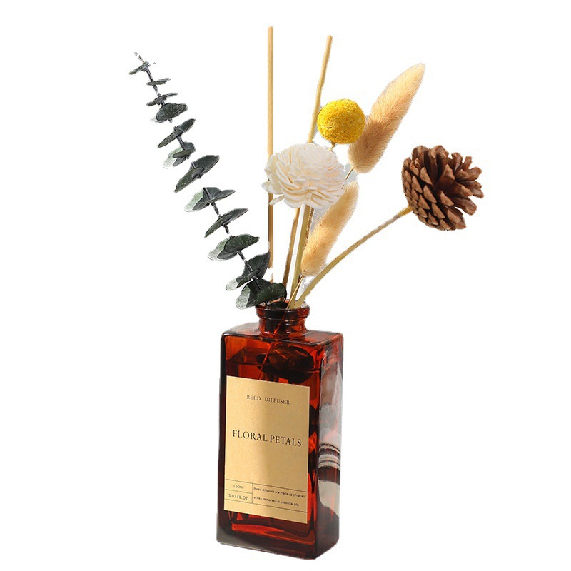 Dried Flower Reed Diffuser | Home Bedroom Air Freshener | Odor Neutralizing Gift | Single-Item Shipment