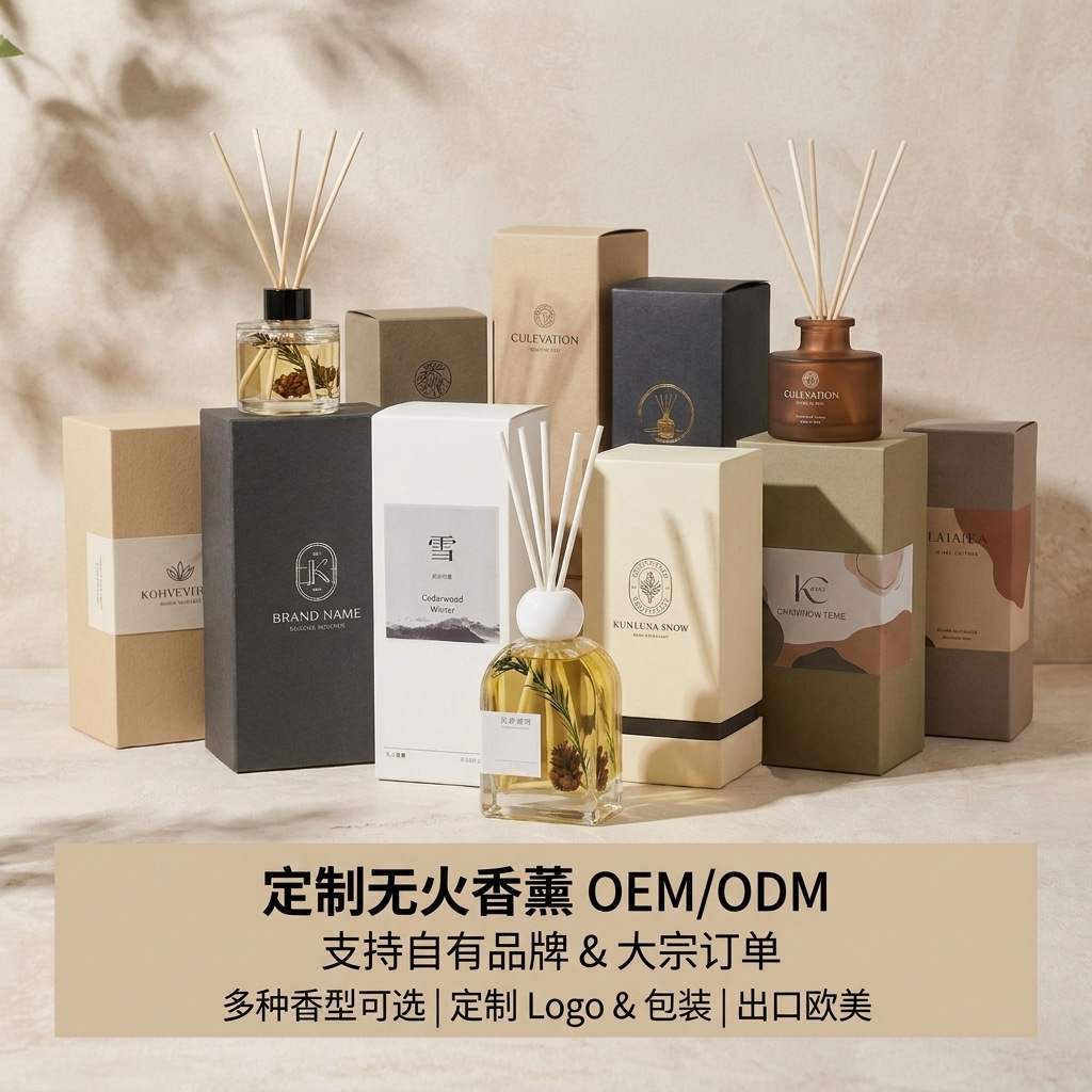 Dried Flower Flameless Diffuser Gift Set | 180ml | Hotel & Home Use | Small-Batch Custom