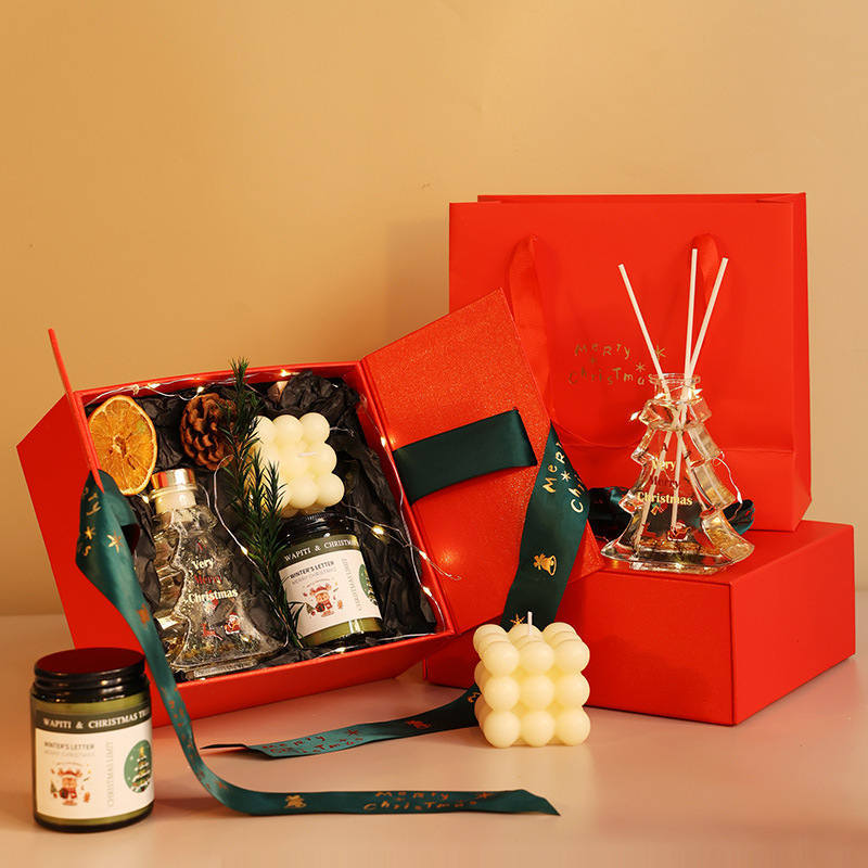 Cross-Border Christmas Candle Gift Box | Long-Lasting Bedroom & Living Room Scent