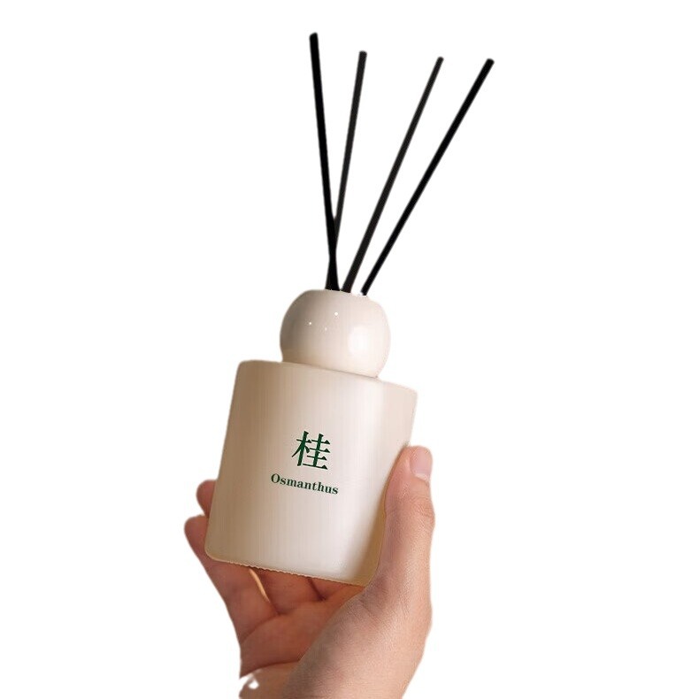 150ml osmanthus reed diffuser | glass bottle flameless fragrance | premium home & hotel aroma