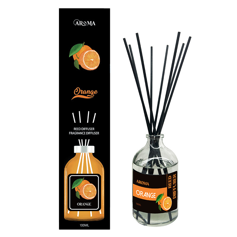 100ml Fruit Scented Reed Diffuser Glass Bottle Gift Box