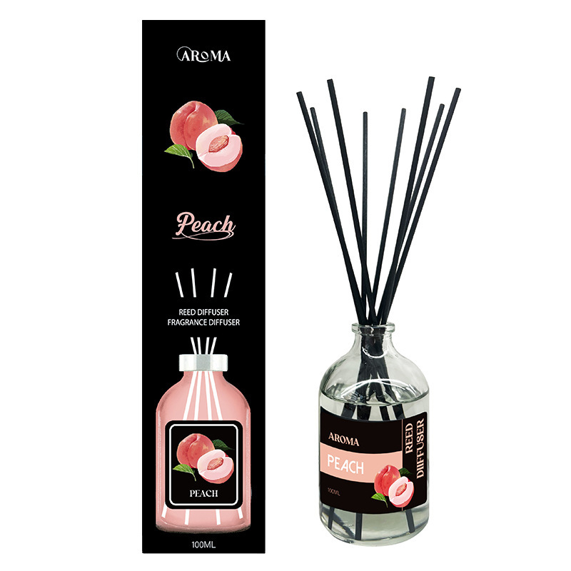 100ml Fruit Scented Reed Diffuser Glass Bottle Gift Box