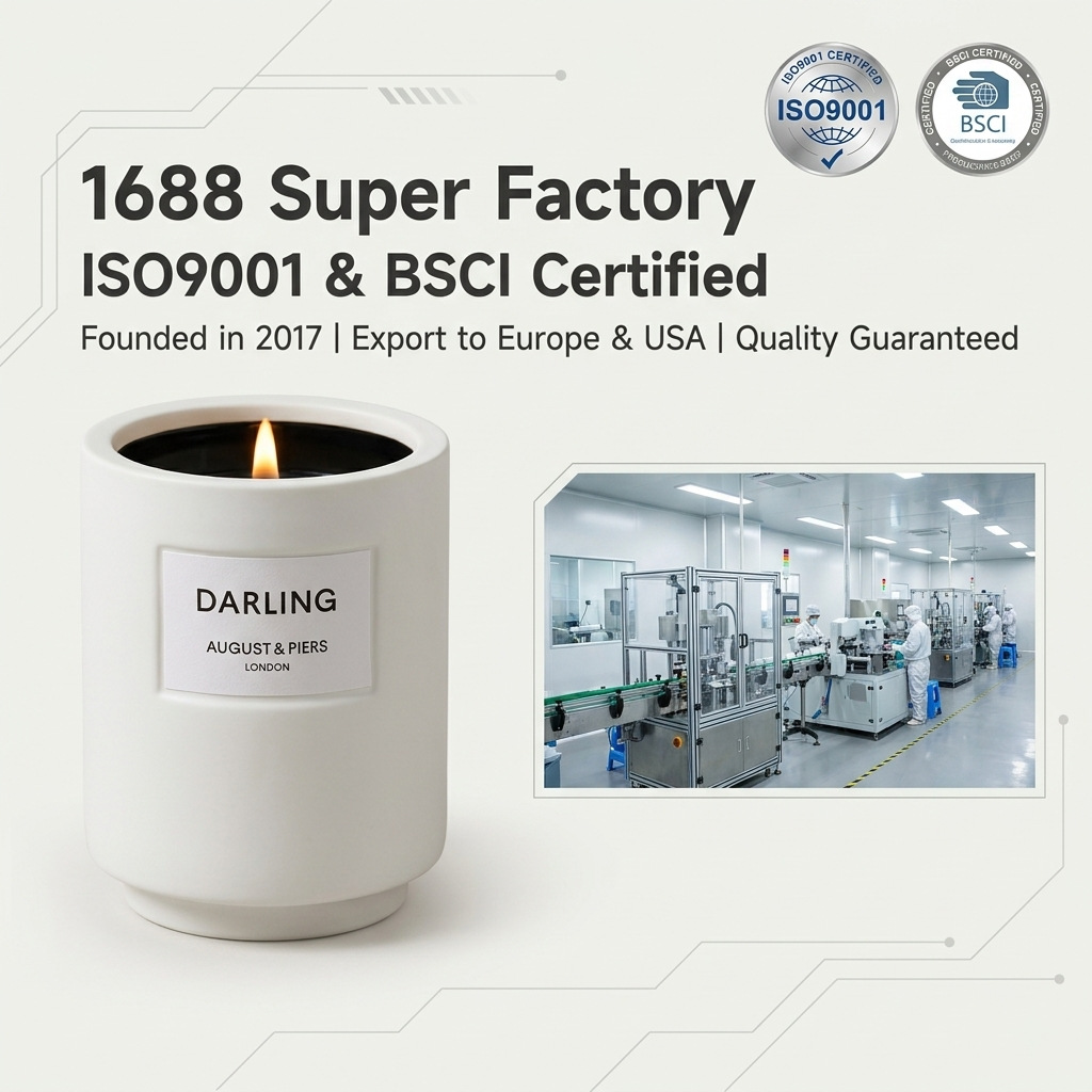 Ceramic Scented Candle | 340g Natural Soy Wax | Pet-Safe Fragrance