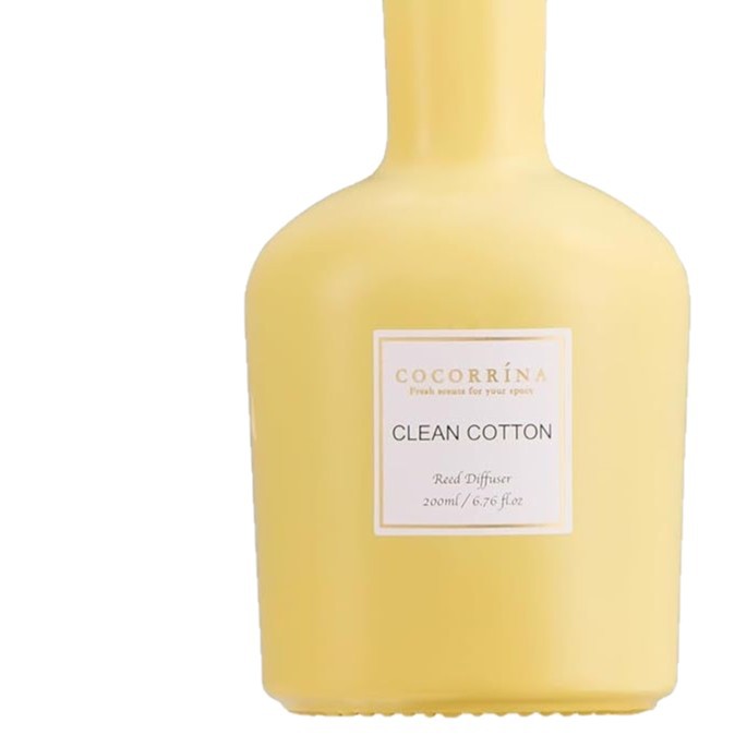 Cream-Yellow Bottle Flameless Diffuser | Instagrammable Living Room Scent | Warm Ambience | Long-Lasting