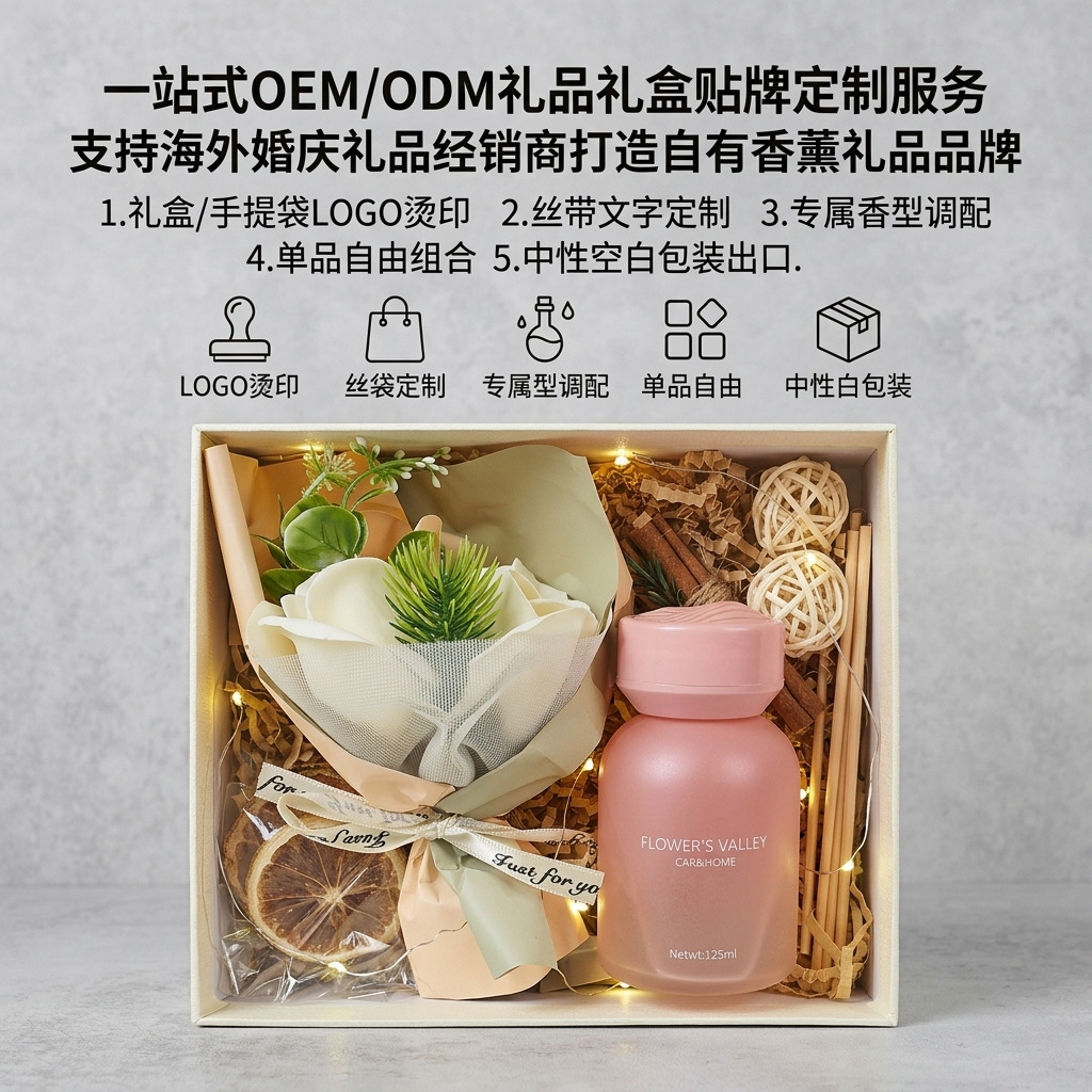 Teacher’s Day Gift Box | Long-Lasting Car & Home Fragrance | Artistic Floral Decor | Scented Display Piece