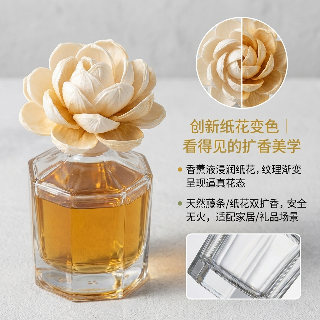 Reed Diffuser | Cross-Border Bestseller | Tatarian Aster Design | Living Room | Long-Lasting
