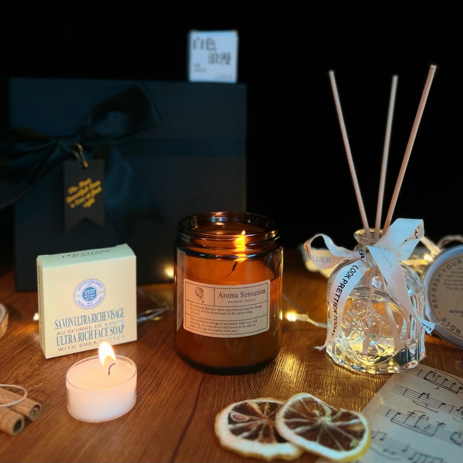 Home Scented Candle Gift Box | Creative Fragrance Set | Scented Ornament | Holiday Gift | Wholesale