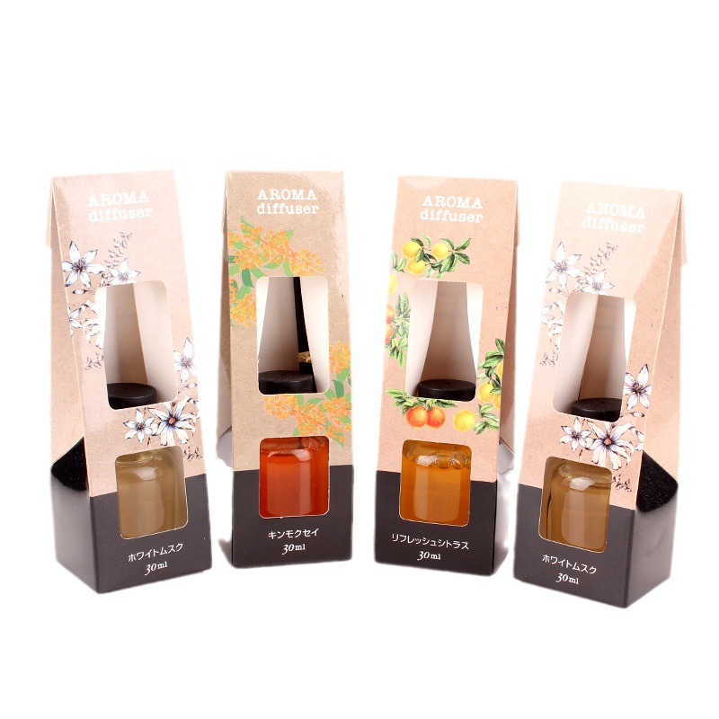 Factory-Direct Flameless Reed Diffuser Set | Indoor & Bathroom Odor Eliminator | Gardenia Scent