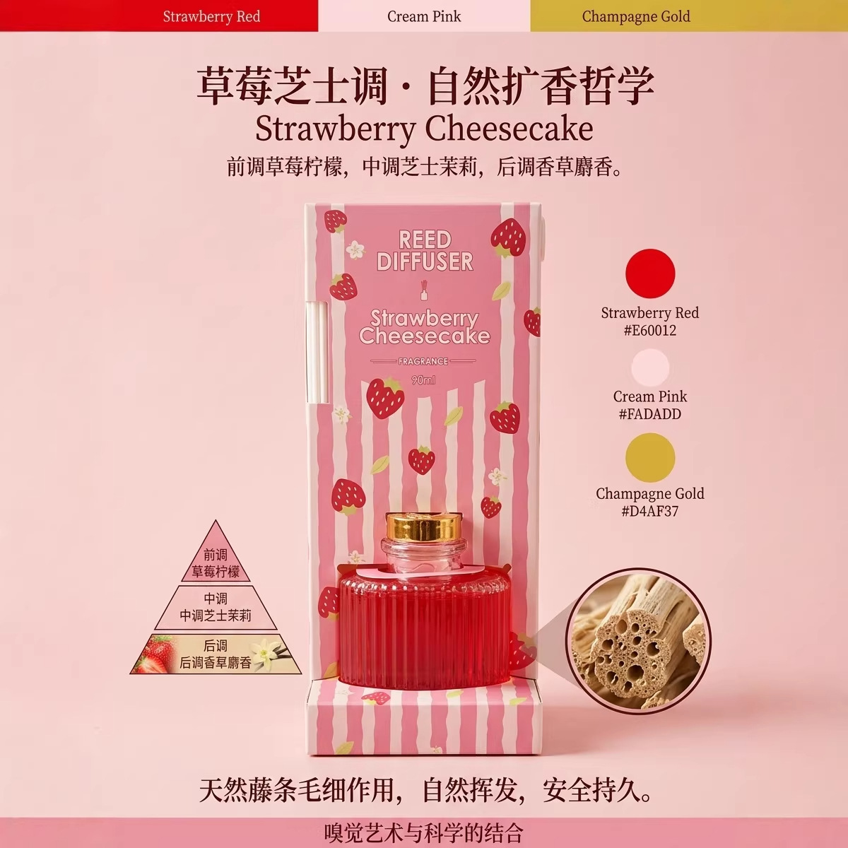 Flameless Reed Diffuser | Cross-Border Export Fragrance Diffuser for Gifting & Retail