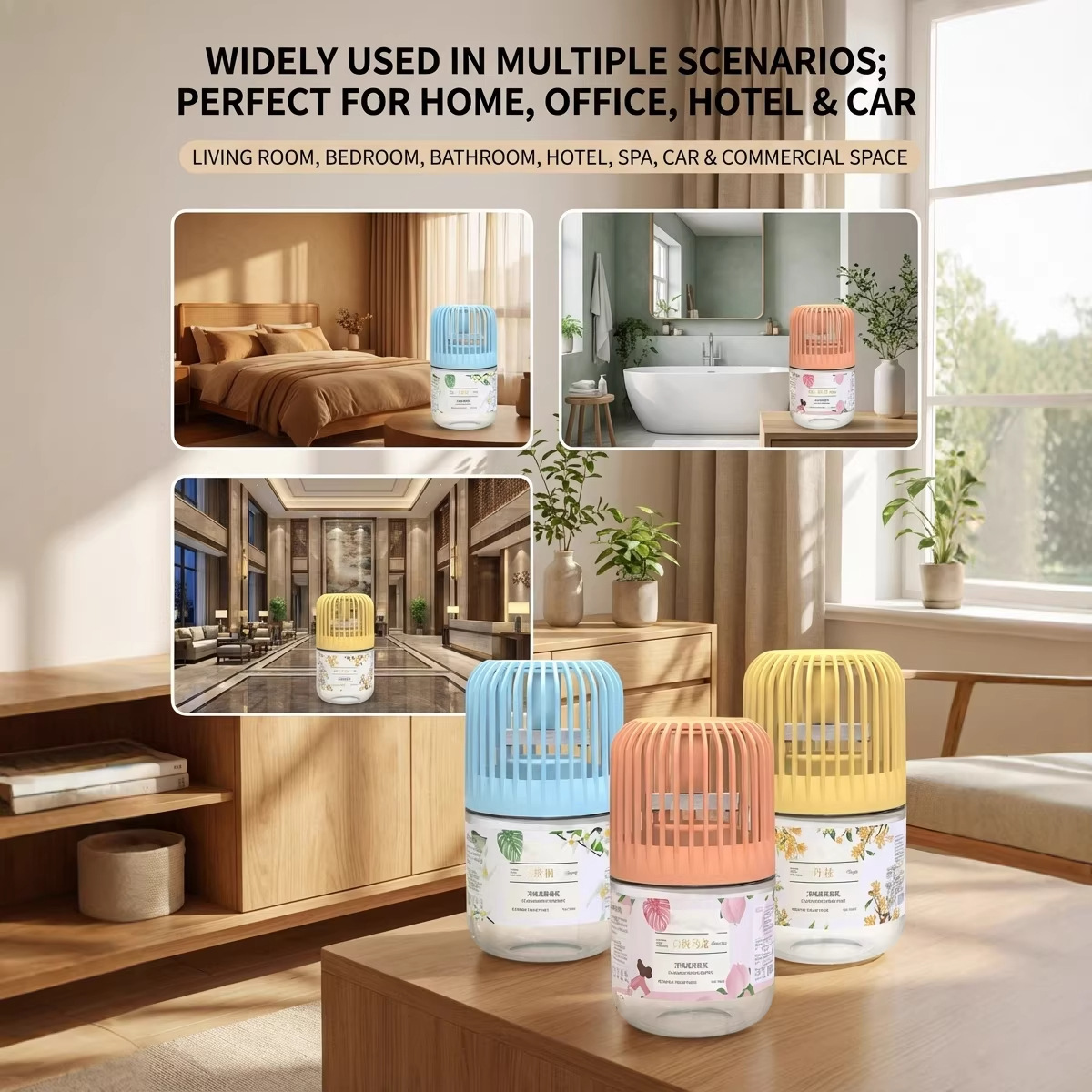 Birdcage Scented Air Freshener | Long-Lasting Room & Bathroom Fragrance
