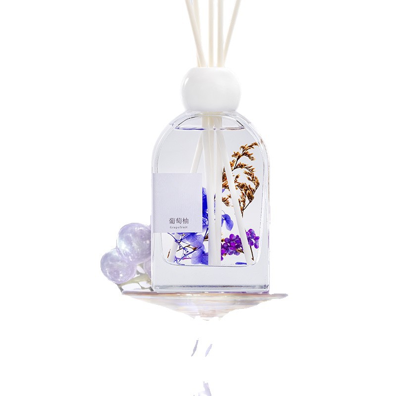 Flameless Reed Diffuser | Long-Lasting Home Fragrance | Dried Flower Scent | 180ml