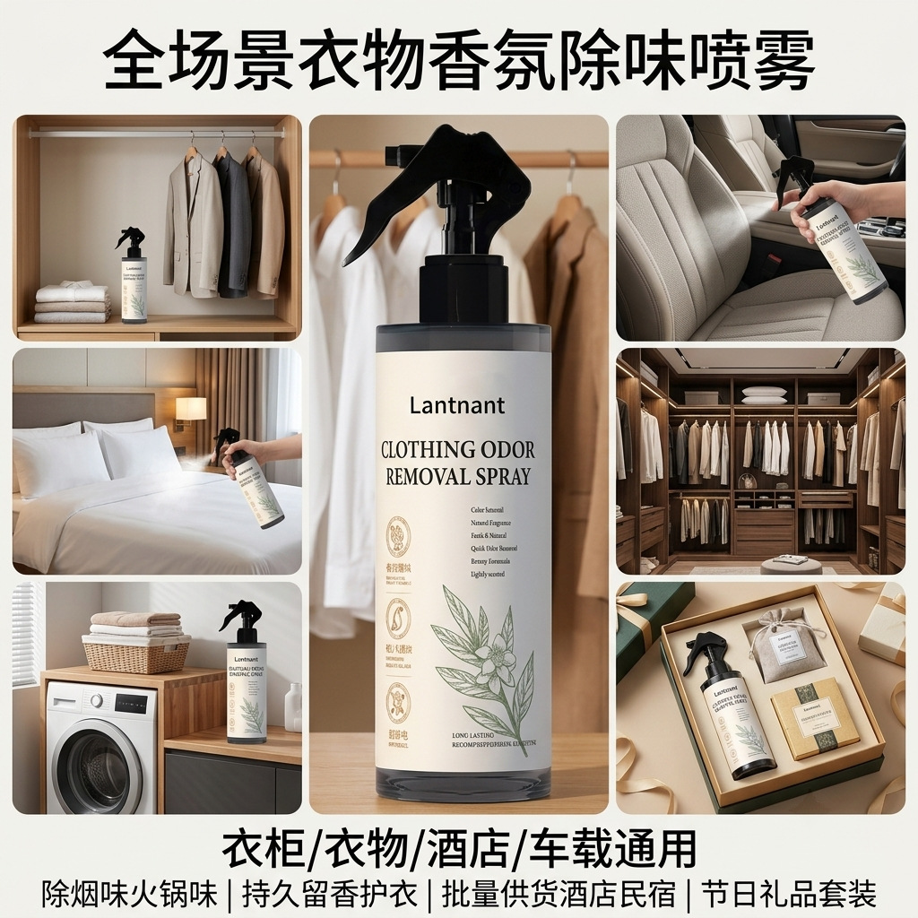 Essential oil room spray | factory direct | long-lasting oud-fruit scent | air freshener deodorizer